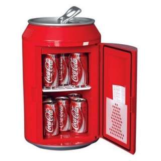    Koolatron CC10G Coca Cola Can Shaped 8 Can Capacity Fridge, Red