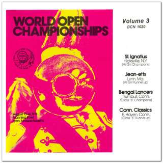 1976 World Open 3 Drum Corps CD St. Ignatius, Bengal Lancers, Classics 