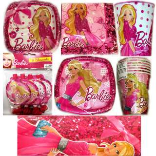 NEW BARBIE FASHION Birthday Party Supplies ~ Create Your Own Set ~ You 