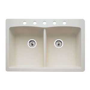   Double Basin Composite Granite Kitchen Sink 440222 5