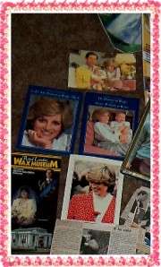 Huge Lot   Princess Diana Memorabilia   Books, Magazines, Articles 