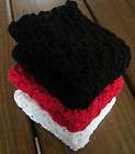 Handmade Cotton Crocheted Dishcloth 185   Set of 3 items in COUNTRY 