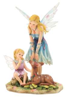 Faerie Glen  Fairy Figurine Sharing A Story  