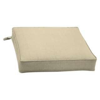 Smith & Hawken® Premium Quality Devon Side Chair Cushion   Cream 
