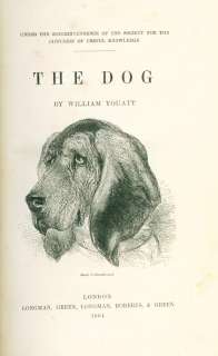ANTIQUE Book 1864 The Dog by YOUATT Veterinary Interest  