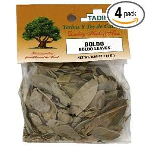Tadin Tea, Boldo (Boldo Leaves) Tea, 0.5 Ounce, 6 Count Cellophane 