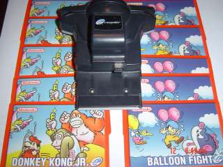 reader system donkey kong jr 5 card set balloon fight 5 card set the 