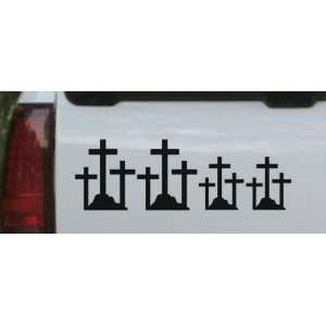 Christian 3 Crosses Stick Family Stick Family Car Window Wall Laptop 