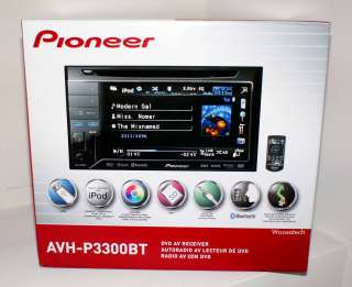 NEW PIONEER AVH P3300BT DVD/CD/ BLUETOOTH DOUBLE DIN  