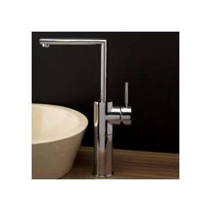 Lacava 0621 CR Deck Mount Single Hole Faucet W/ Lever Handle & Square 