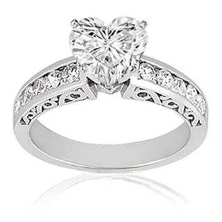 Heart Shape Diamond Engagement Ring  Jewelry stores engagement rings 