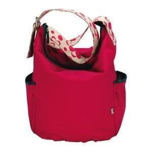   Oioi Diaper Bags   WomenS Cargo Drill Hobo Sack Diaper Bag,Red Baby