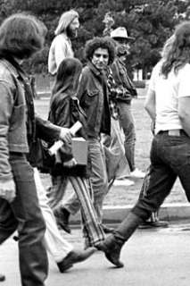 Abbie Hoffman visiting the University of Oklahoma to protest the 