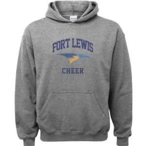 Fort Lewis College Skyhawks Sport Grey Youth Varsity Washed Cheer Arch 