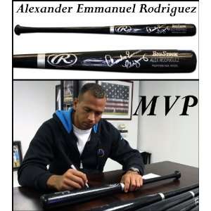 Alex Rodriguez Autographed Rawlings Bat with his full name, ALEXANDER 