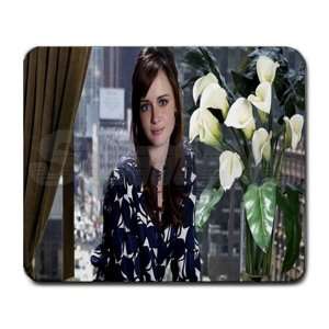 Alexis Bledel Rectangular Mouse Pad   9.25 x 7.75 Mouse Mat   Deluxe 