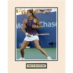  Amelie Mauresmo   Following Through   8 x 10 Matted Photo 