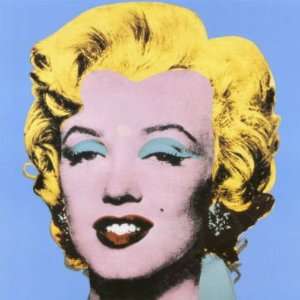 Andy Warhol 25.63W by 25.63H  Shot Blue Marilyn, 1964 CANVAS Edge 