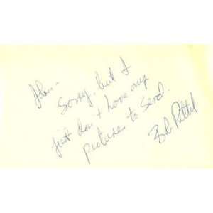  Bob Pettit Hand Signed 3x5 Paper Psa Dna Coa Auto   NBA 