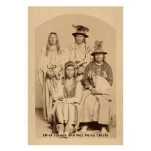  Chief Joseph and Nez Perce Chiefs , 18x24