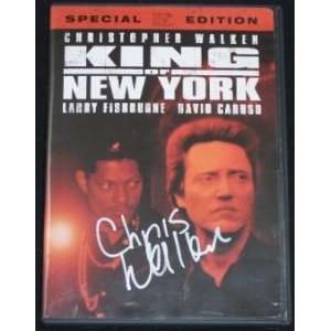 Christopher Walken King of New York   Hand Signed Autographed Dvd