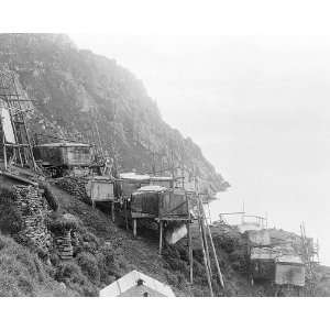  Cliff Dwellings, Alaska Edward S Curtis 8x10 Silver Halide 