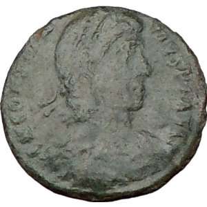 CONSTANTIUS II 350AD AE2 Authentic Genuine Ancient Roman Coin BATTLE