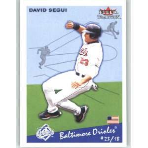  2002 Fleer Tradition #165 David Segui   Baltimore Orioles 