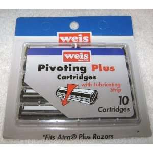 40 WEIS SHAVING CARTRIDGES WITH LUBRICATING STRIP FITS GILLETS ATRA 