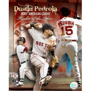 Dustin Pedroia Red Sox 2007 AL ROY Collage 8x10