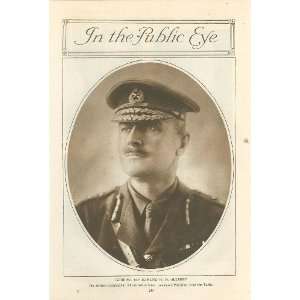  1918 Print General Sir Edmund H H Allenby 