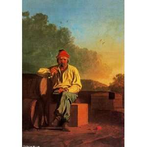  Hand Made Oil Reproduction   George Caleb Bingham   32 x 