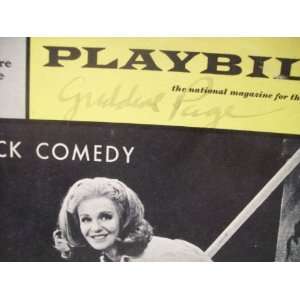  Page, Geraldine Playbill Signed Autograph Black Comedy 