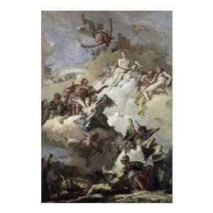  Giovanni Battista Tiepolo   Apotheosis Of Aeneas Giclee 