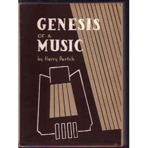  Genesis of a Music Harry Partch Books