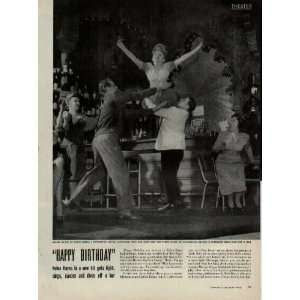 HAPPY BIRTHDAY   HELEN HAYES in a new hit gets tight, sings, dances 