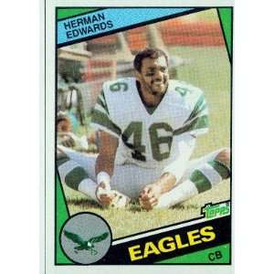  1984 Topps #327 Herman Edwards   Philadelphia Eagles 