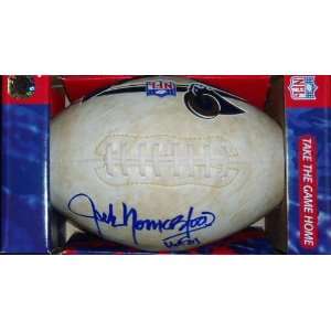 Jack Youngblood Autographed St. Louis Rams Logo Fotoball Football