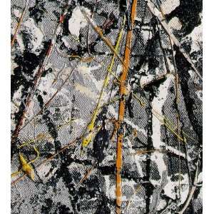   Painting Cathedral Jackson Pollock Hand Painted Art