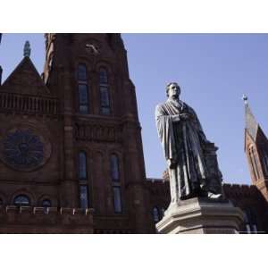 The Statue of Founder James Smithson, Stands Before The 
