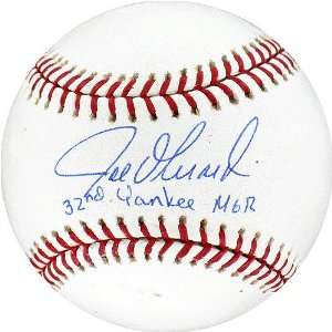 Joe Girardi Autographed Baseball with 32 Yankee Mgr. Inscription