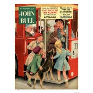 John Bull, Routemasters Magazine, UK, 1957 Giclee Poster Print, 12x16