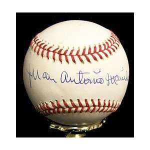 Juan Marichal Autographed Baseball (Antonio Sanchez   Full Name)