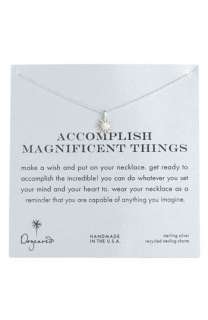 Dogeared Accomplish Magnificent Things Pendant Necklace  