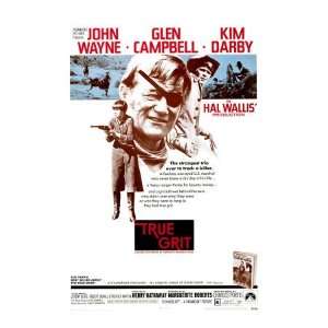 True Grit, Kim Darby, John Wayne, Glen Campbell, 1969 Premium Poster 