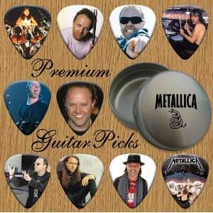  Lars Ulrich Metallica 10 Premium Guitar Picks In Tin (0 