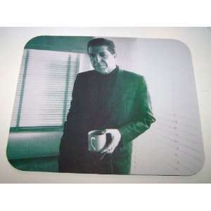 LEONARD COHEN & a Cup of Coffee COMPUTER MOUSE PAD