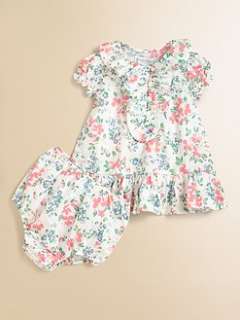 Ralph Lauren   Infants Floral Batiste Dress & Bloomer Set