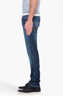 Nudie Jeans Blue Thin Finn Jeans for men  