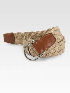  Mens Collection   Woven Linen Belt